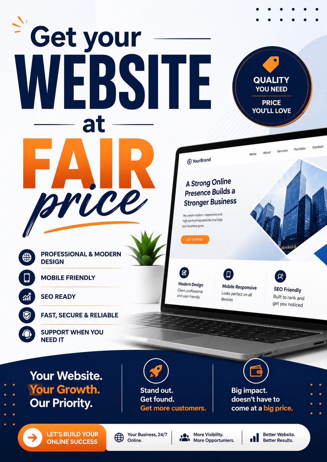 Get your website at an offer price